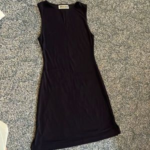 Blackish-blue tight dress